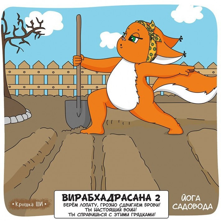 Йога садовода от Крошки Ши 