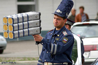 Гаишники на дорогах