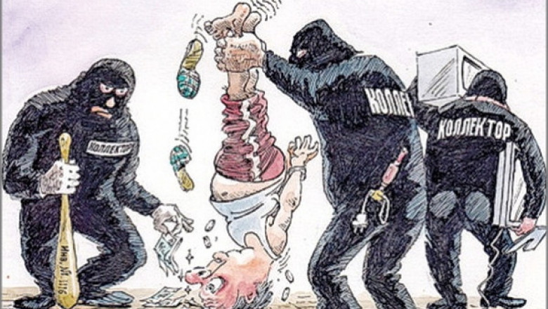 Коллекторы пришли к должнику