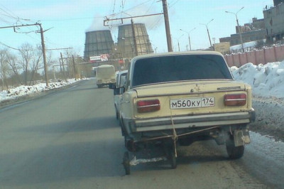 Когда в машине нет запаски