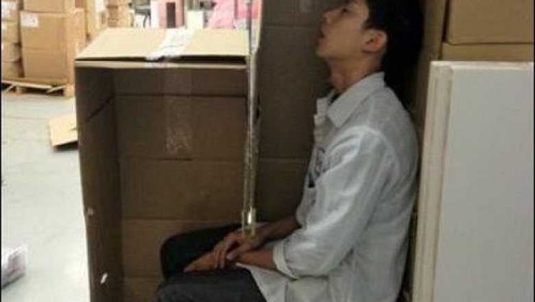 Сон на рабочем месте