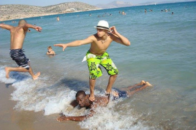 Посещение пляжа всегда поднимает настроение