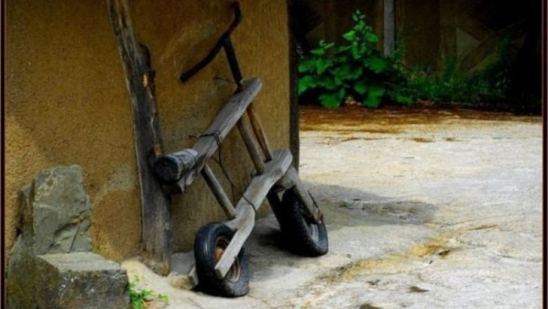 Деревянный велосипед