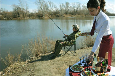 Рыбалка успокаивает нервы
