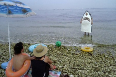 Забавные и странные пляжные фото 