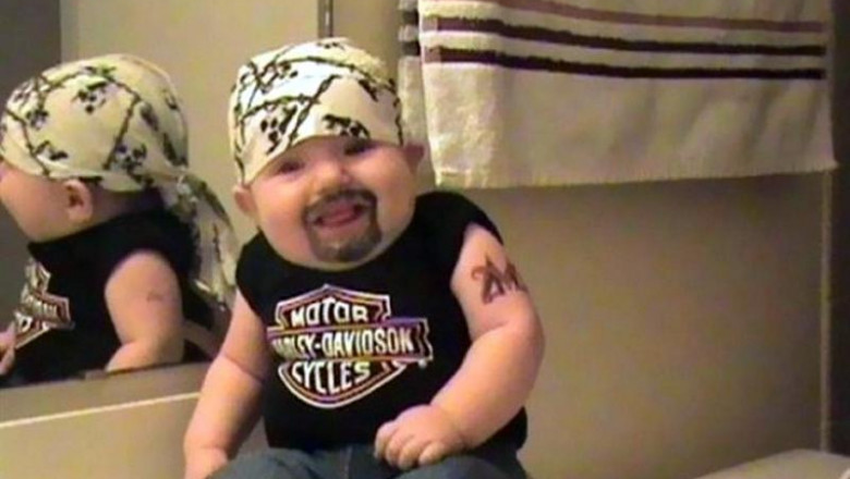 Остались на денек с папой