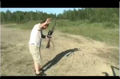 Как не стоит стрелять из винтовки