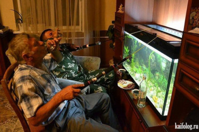 Рыбалка не выходя из дома