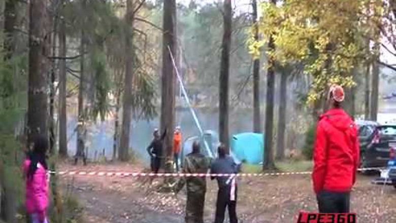 Как не стоит убегать от падающего дерева