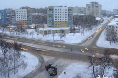 Грузовик немного приуныл