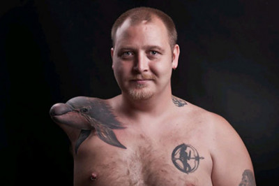 Татуировки , обыгрывающие изъяны тела 