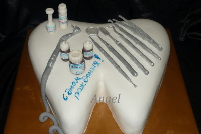 Торт для стоматолога