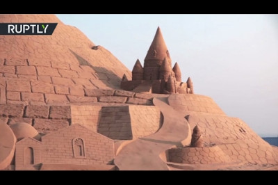 Самый высокий замок из песка 