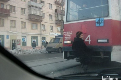 С ветерком на трамвае