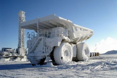 Нелегко шоферам на севере