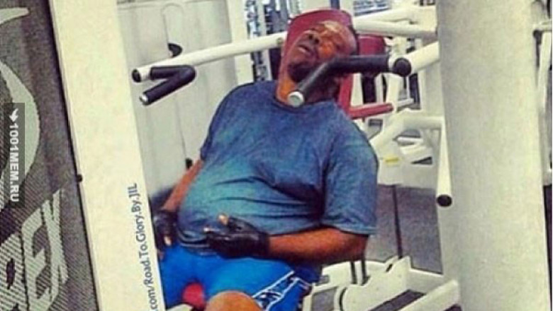 Приколы в качалке