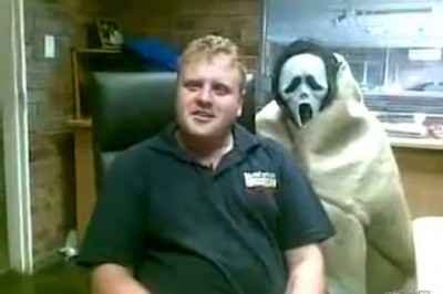 Испугался персонажа крика