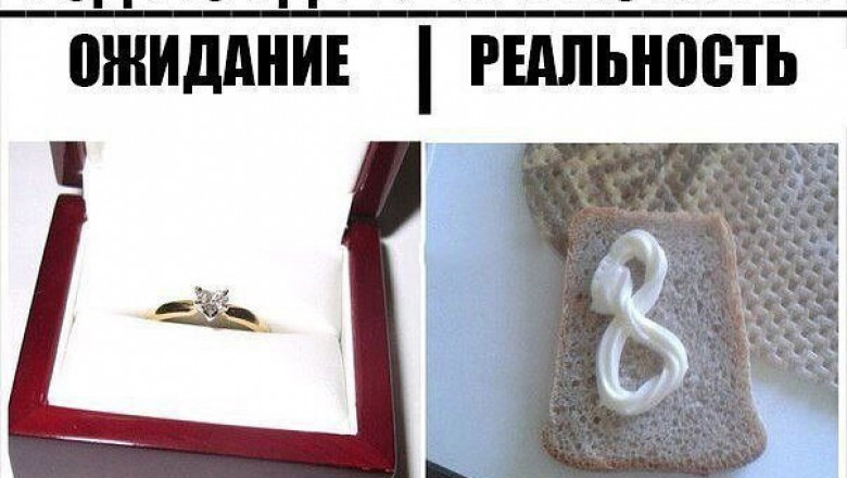 Ожидание и реальность от подарка