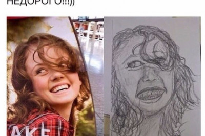 Рисунки портретов с фотографий