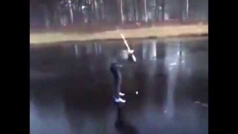 Гольф на льду