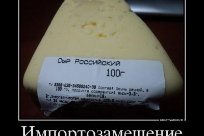 Импортозамещение твердый сыр