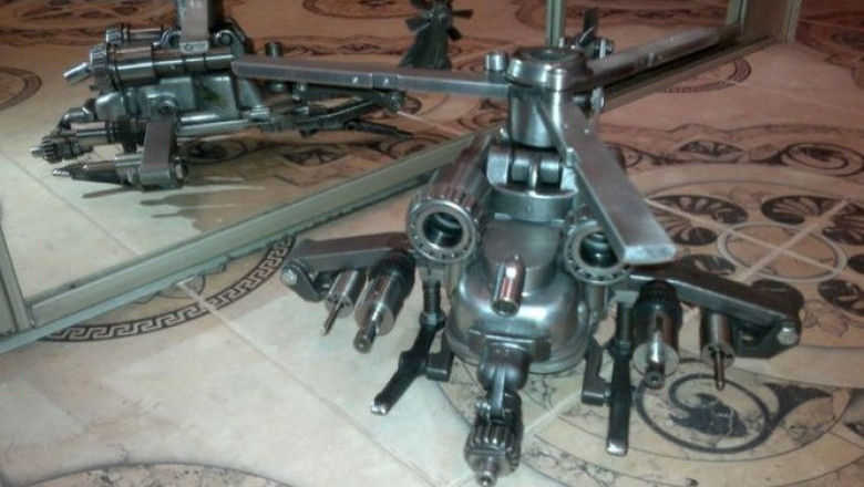 Поделки из старых автозапчастей