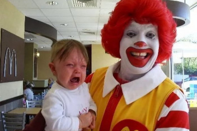 Клоун и дети