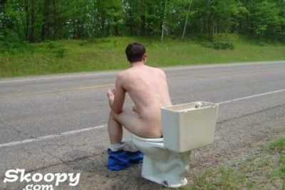 В туалет на дорожку