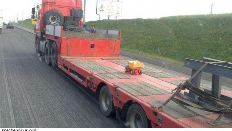 Перевозка негабаритного груза тралами