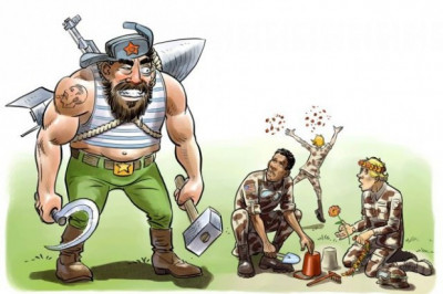 Дяди чинили-чинили дорогу и... поломали!