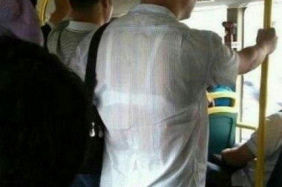 Мужики в общественном транспорте