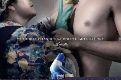 Реклама средства для унитазов 