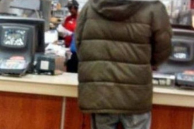 Необычные посетители ресторана быстрого питания