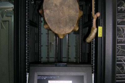 Работа с бубном в серверной