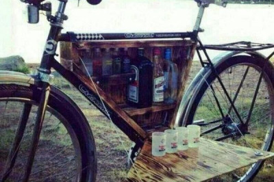 Велосипед со специальной запаской