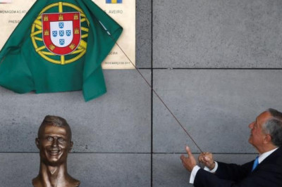 Увековеченный  Криштиану Рональдо 