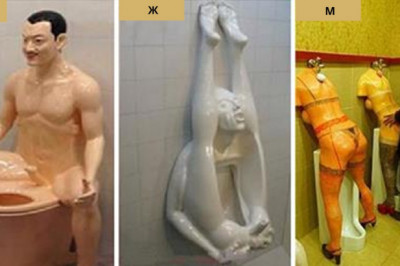 Сумасшедшие общественные туалеты 