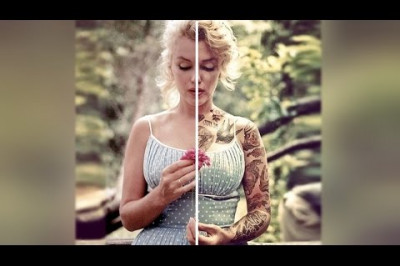 Если набить тату знаменитостям в фотошопе 