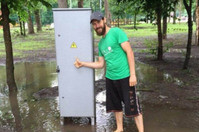 Ребята забыли о технике безопасности