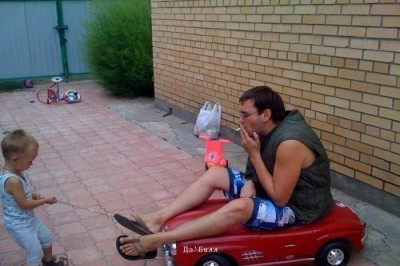 С папой всегда весело