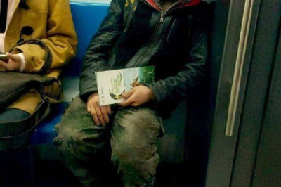 Забавные кадры в метро