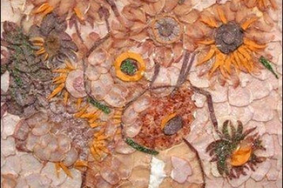 Произведение искусств из мяса 