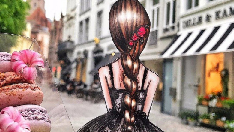 Совмещение фотографии с рисунком 