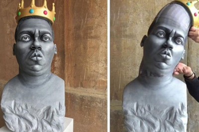 Очень странная скульптура 