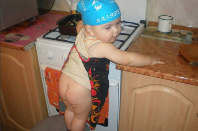 Дети на кухне