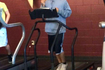 Занятия в тренажерном зале 