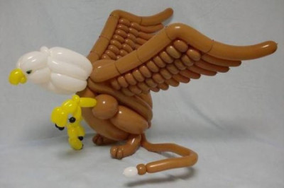 Настоящие произведения искусств из воздушных шаров