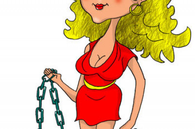 Что думает блондинка тратя свои деньги в магазине?