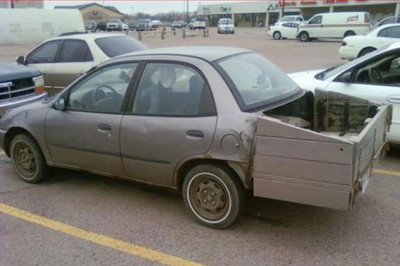 Дополнительный багажник в автомобиле