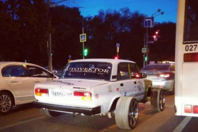 Необычная автомобильная подвеска 